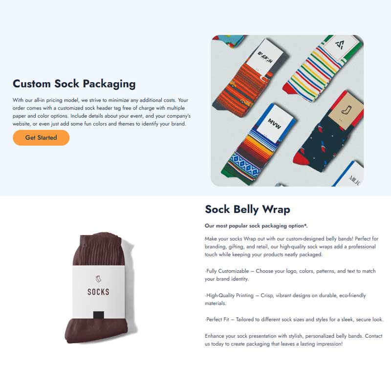 Socks Packaging