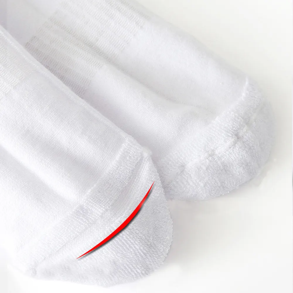 Winter Custom Sports Knitted Logo Cotton Crew Socks - Image 4