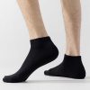Black boat socks
