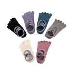 Womens Five Finger Invisible Anti slip Yoga Pilates Socks