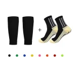 Mens Compression Football Non-Slip Leg Covers Training Socks