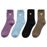 Winter Female Fuzzy Socks Thick Thermal Comfortable Pile Socks