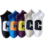 Summer C Thin Sweat-Absorbing Boat Socks With Shallow Mouth Socks