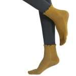 Women Winter Anti Slip Pilates Yoga Five Finger Socks