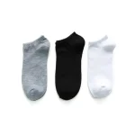 Wholesale No Show Women Summer Breathable Classical Black White Grey Invisible Socks