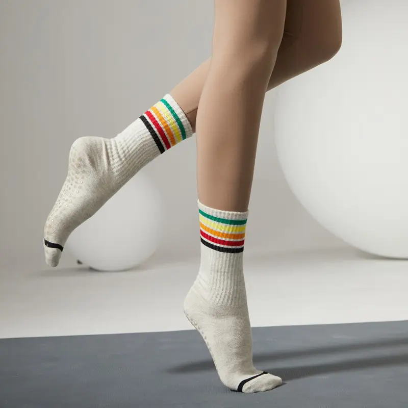 Women Indoor Fitness Activities Anti Slip Yoga Socks - Image 3