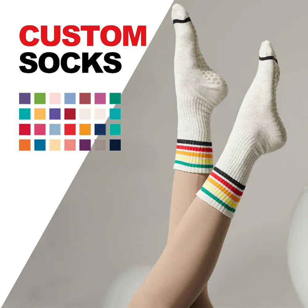 custom yoga socks