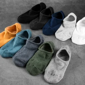 Summer Men Invisible Non-slip Casual No Show Socks