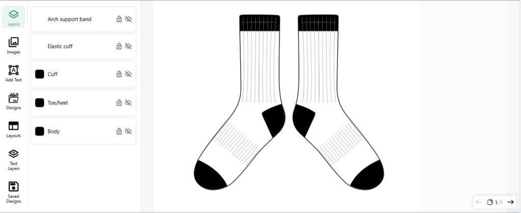 Sock design tool image