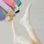 Summer White Ice Silk Cool Women's Socks