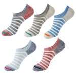 Summer Thin Shallow Striped Low Cut Men's Invisible Socks