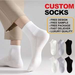 White Quarter Socks