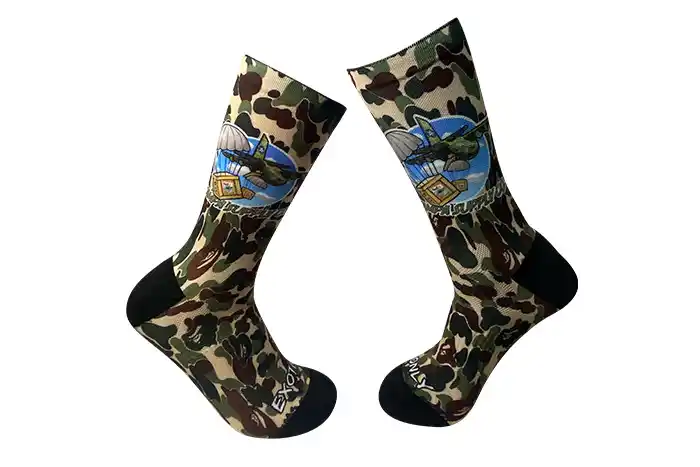 3D image of printed socks