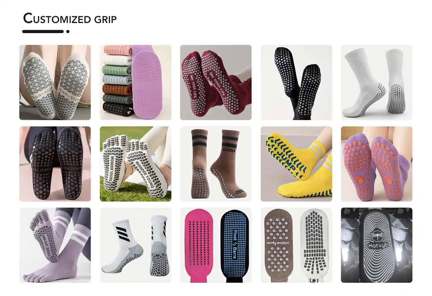 Customized-anti-slip-sock-samples